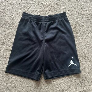 Boys Jordan black athletic shorts 6